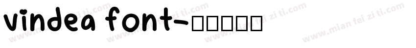 vindea font字体转换